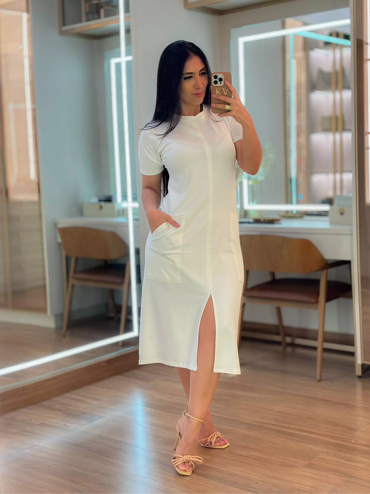 Vestido Cintia Off White