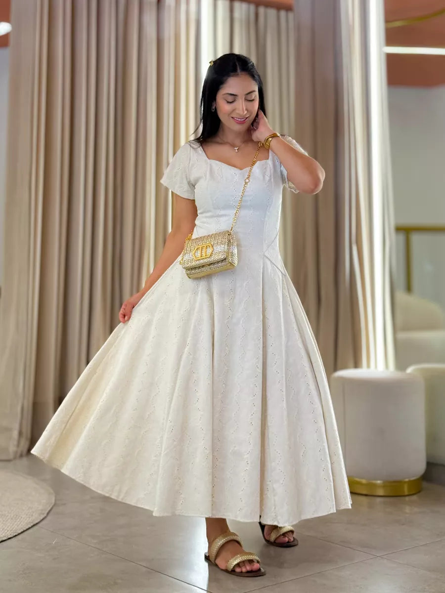 Vestido Camila Areia
