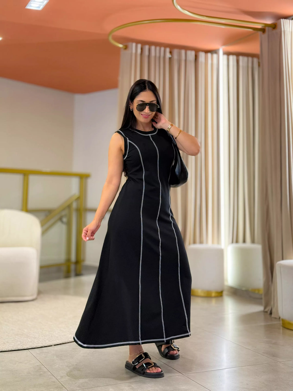 Vestido Katarine Preto