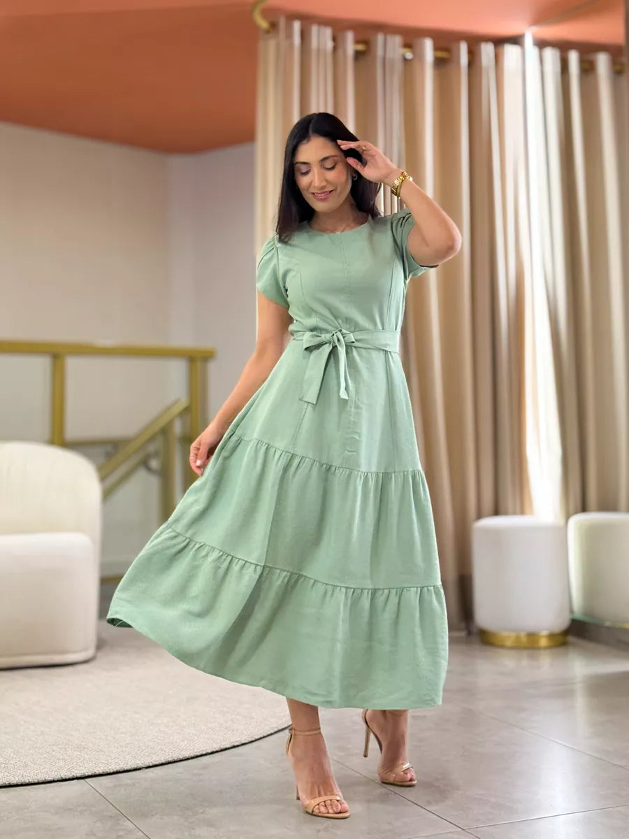 Vestido Livia Verde Pistache