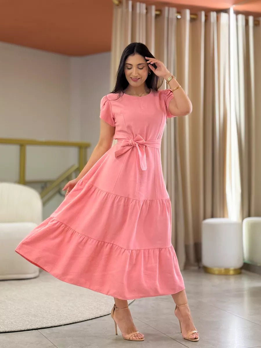 Vestido Livia Rosa