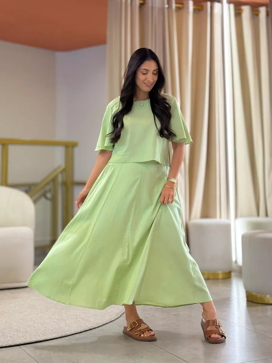Conjunto Taina Verde Menta